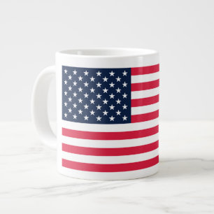 50-Sterne-Amerikanische Flagge: Old Glory Sterne u Jumbo-Tasse