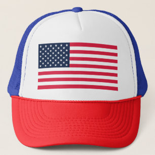 50-Sterne-Amerikanische Flagge: Old Glory Sterne u Truckerkappe
