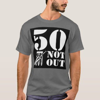 50 Sticker für Cricket-Design nicht ausgeschaltet T-Shirt
