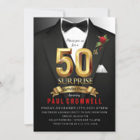 50. Überraschung Geburtstag Tuxedo