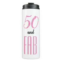 50 und Fab rosa und schwarz