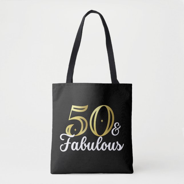 50 und Fabelhaft  Tasche (Vorderseite)