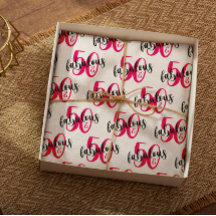 50 und fabelhafte 50. Geburtstag pink schwarz