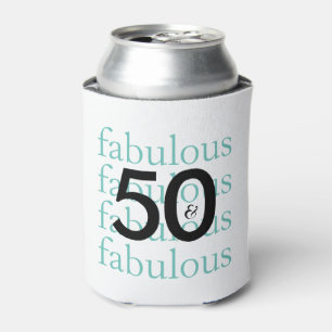 50 und fabelhafte 50. Geburtstag Thema kann kühler Dosenkühler