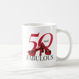 50 und fabelhafte 50. Geburtstagsüberraschung Kaffeetasse