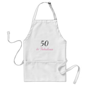 50 und fabelhafte Geburtstags-Party-Schürze Schürze