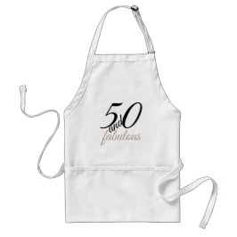50 und fabelhafte Geburtstags-Party-Schürze Schürze