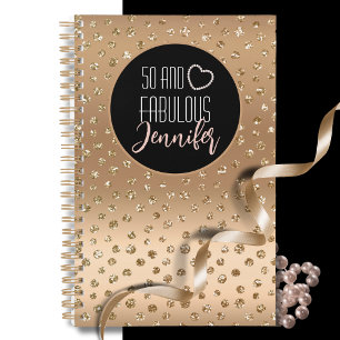 50 und fabelhafte Glam Chic Girly Gold Black Blush Planer