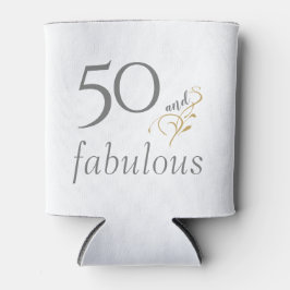 50 und fabelhafte Gray & Gold Custom 50. Geburtsta Dosenkühler