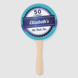 50 und fabelhafte lustige Menopause Hot Flash Fan Fächer