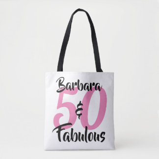 50 und fabelhafte Personalisierte Geburtstagsparty Tasche