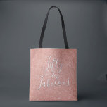 50 und fabelhafte Rose Gold Blush Pink Glitzer Tasche<br><div class="desc">50 und fabelhafte 50. Geburtstagsparty Imitate Sparkle und Glitzer Rose Gold Blush Pink Party Tasche,  die perfekt für eine Rose Gold oder Blush Pink Geburtstagsparty. Diese Party Tasche ist perfekt für eine 50. Geburtstagsparty.</div>