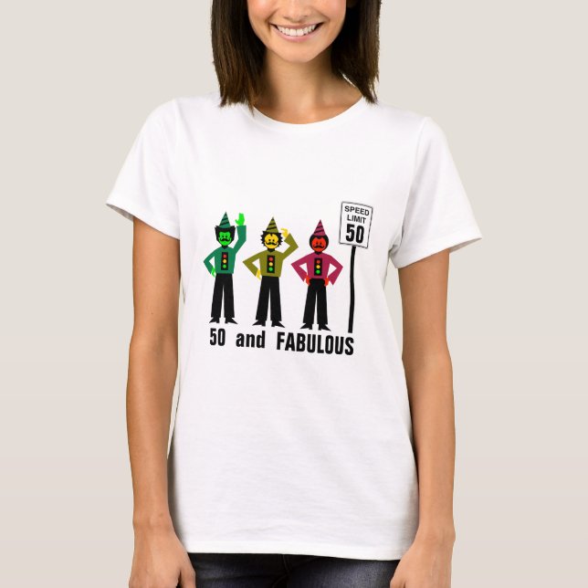 50 und fabelhafte T-Shirt (Vorderseite)