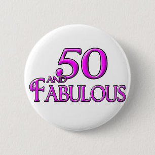 50 und FABELHAFTES Button