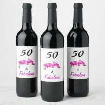 50 und fabelhaftes Rosa auf weißem, elegantem orch