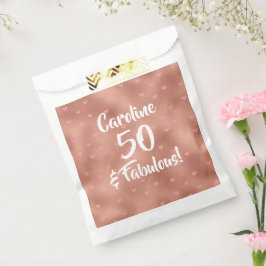 50 und Fabulous Custom Birthday Geschenktütchen
