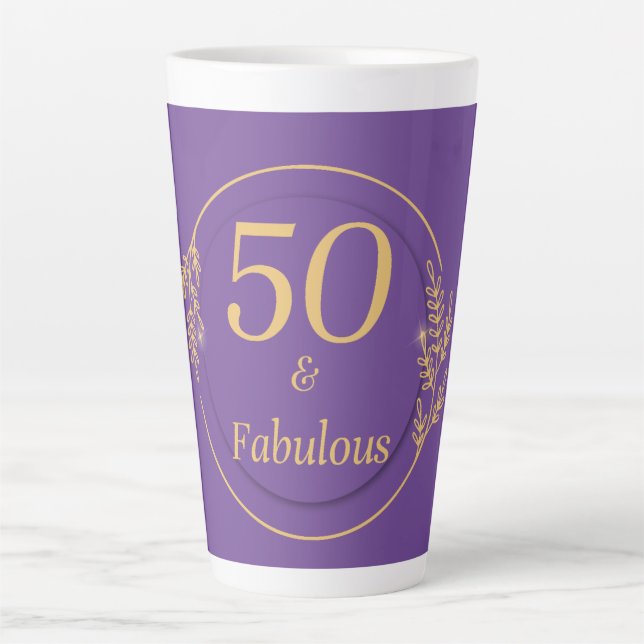 50 und Fabulous Milchtasse (Vorderseite)