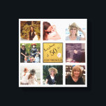 50 und Fabulous Name 8 Foto Collage Keepake Leinwanddruck<br><div class="desc">Vom Charm Design Studio: 50 und fabelhafter Name und 8 Foto Collage Canvas Print - AS A KEEPSAKE - was für eine wunderbare Erinnerung an diesen besonderen Tag. Das sendet eine so glückliche Nachricht für einen 50. Geburtstag — leicht personalisiert mit Lieblingsliedern und für immer genossen</div>