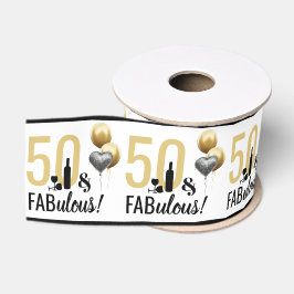 50 und Fabulous Ribbon Ripsband