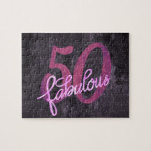 50 und Fabulous | Rosa und Lila Jewel Tone Party