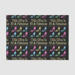 50 UND FABULOUS SHOE QUEEN SEIDENPAPIER