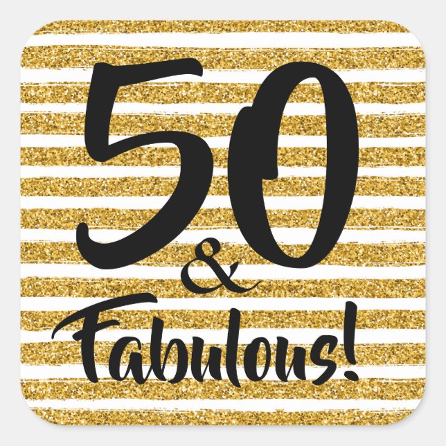 50 und Fabulous Sticker (Vorderseite)