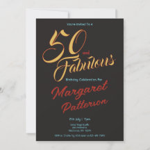 50 und Fantastisch | 50. Geburtstagsfeier