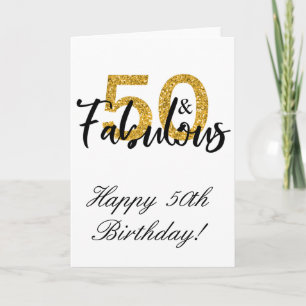 50 und fantastisch Alles Gute zum 50. Geburtstag Karte