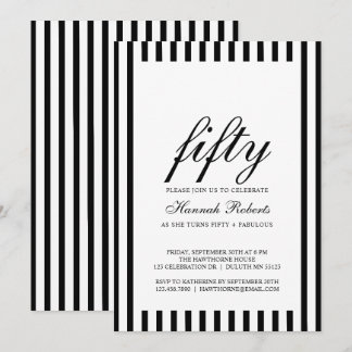 50 und Fantastisch | Einladung zur 50. Geburtstags