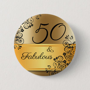 50 und Fantastisch Elegant Button