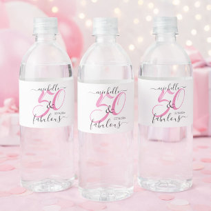 50 und fantastisch Rosa personalisierte Geburtstag