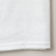 50 und Flammen HEISSER cooler 50. T-Shirt (Detail - Saum (Weiß))