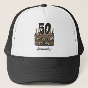 50 und über dem 50. Namen des Hügel- des Truckerkappe