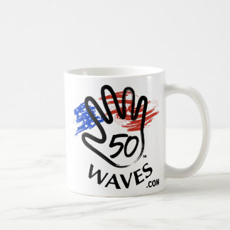 50 Wellen-Tasse 2 mit Seiten versehen Kaffeetasse