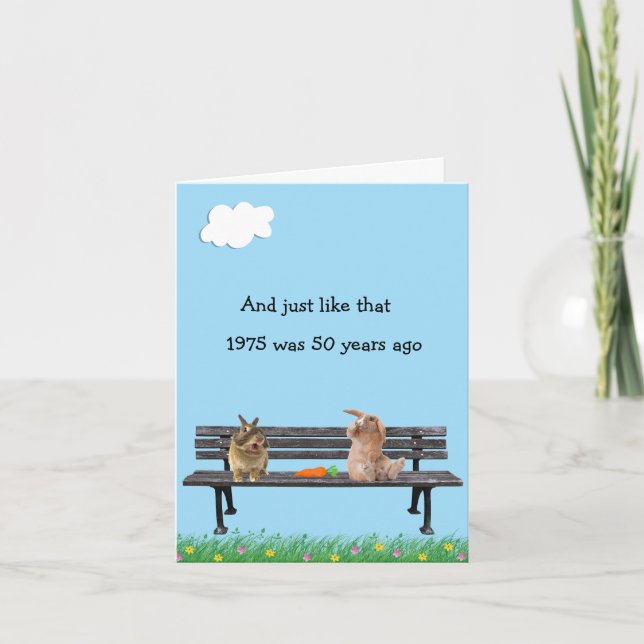 50. Wiedersehen Einladung (Vorderseite)