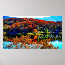 50 X 27 LAKE JUNALUSKA PREMIUM LEINWAND GLOSS POST