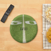 50 Yard Line Green Football Field