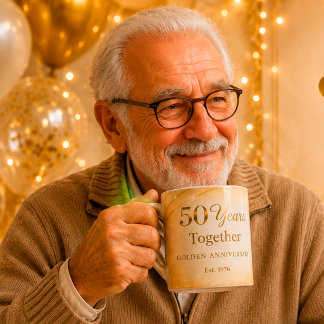50 Year Anniversary Mug Golden Wedding Anniversary Kaffeetasse