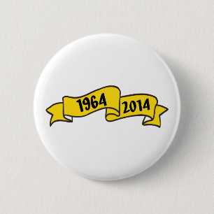 50 years button