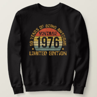 50 Years Old Vintage 1976 50th Birthday Sweatshirt
