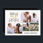 50 zum Geburtstag ein gutes Multi-Foto machen Feiertagskarte<br><div class="desc">50. Geburtstagsfeier für mehrere Fotos</div>