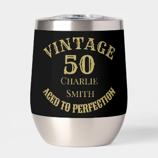 50e anniversaire Âgé à la perfection Nom personnal