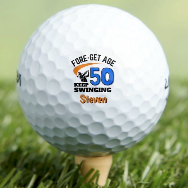 50e anniversaire balles de golf 50 ans drôle cadea (Créateur téléchargé)