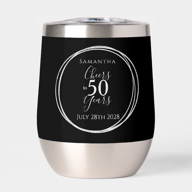 50e anniversaire Black Silver encourage à 50 ans (Avant)