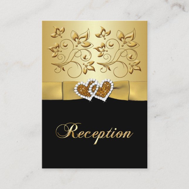 50e Anniversaire Coeurs joints 2 Carte de boîtier (Devant)