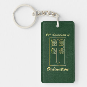 50e anniversaire de l'ordination Regarder en cuir