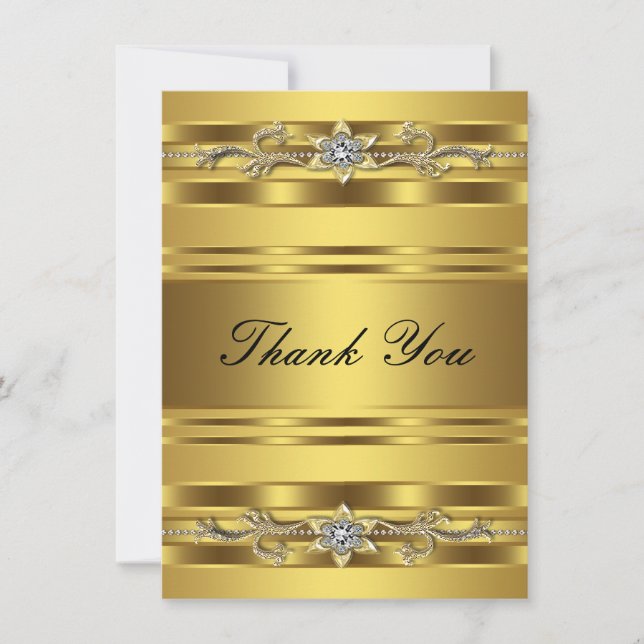 50e anniversaire de Mariage Carte de remerciements (Devant)