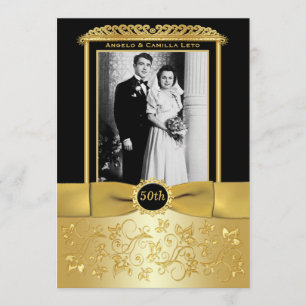 50e anniversaire de Mariage Invitation