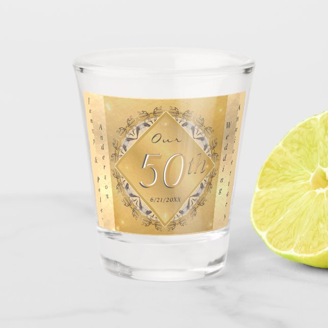 50e anniversaire du Mariage Verre de tir (Devant)