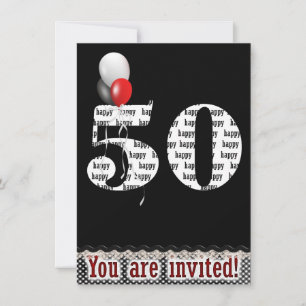50e anniversaire Invitation